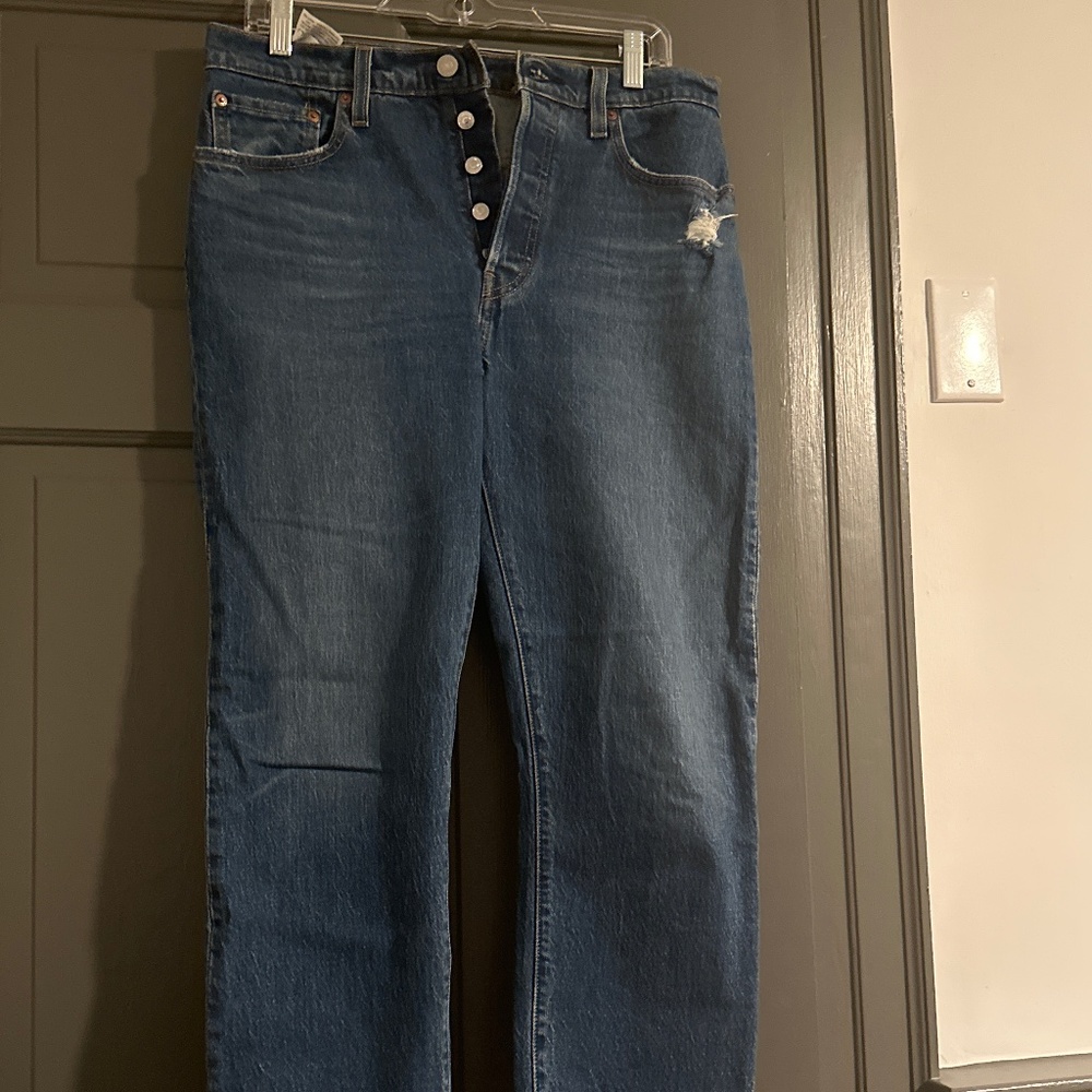 Levi blue jeans